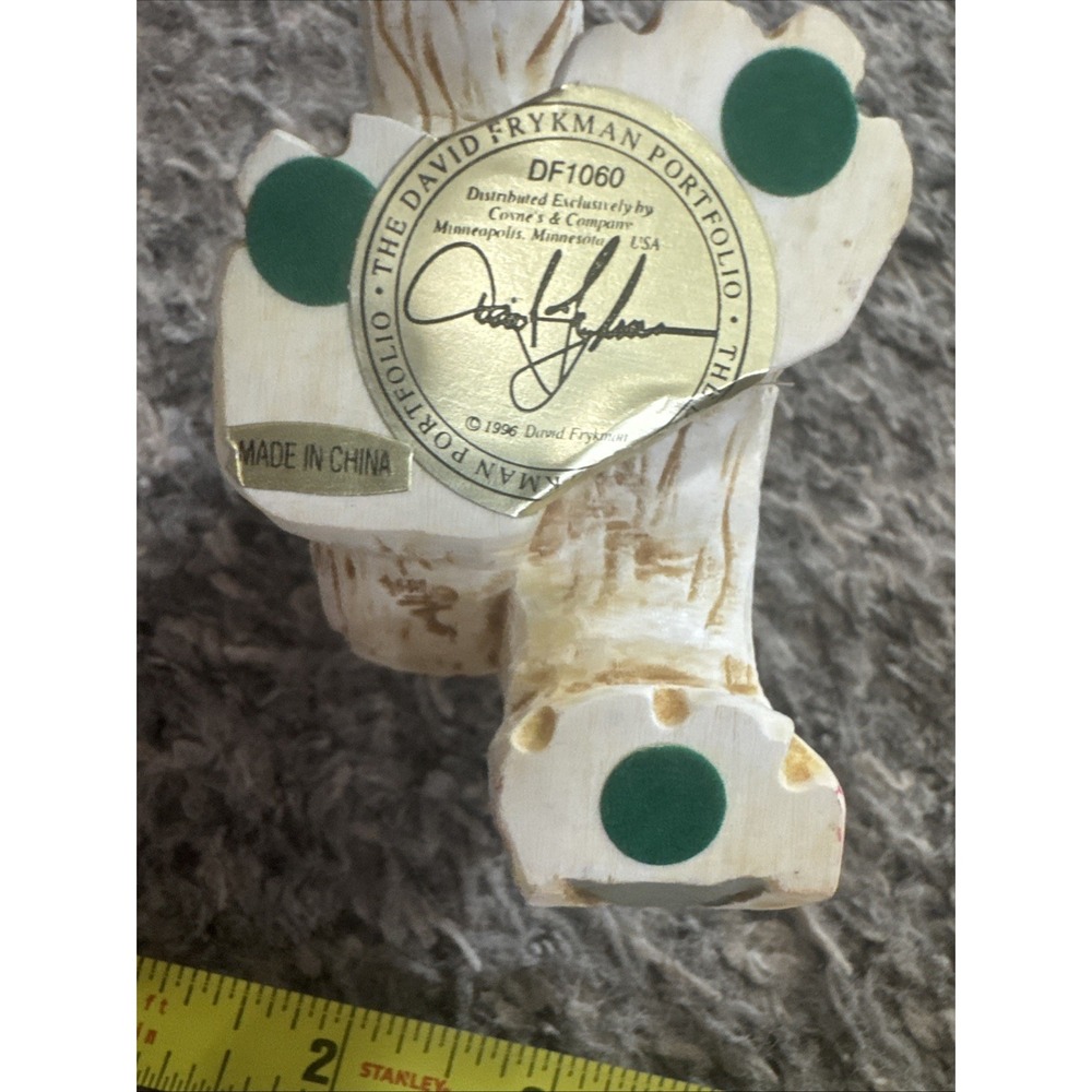 David Frykman Polar Bear Figurine Resin Vintage 1996‎ 3.5 inch Coyen's and Comp - Picture 5 of 5